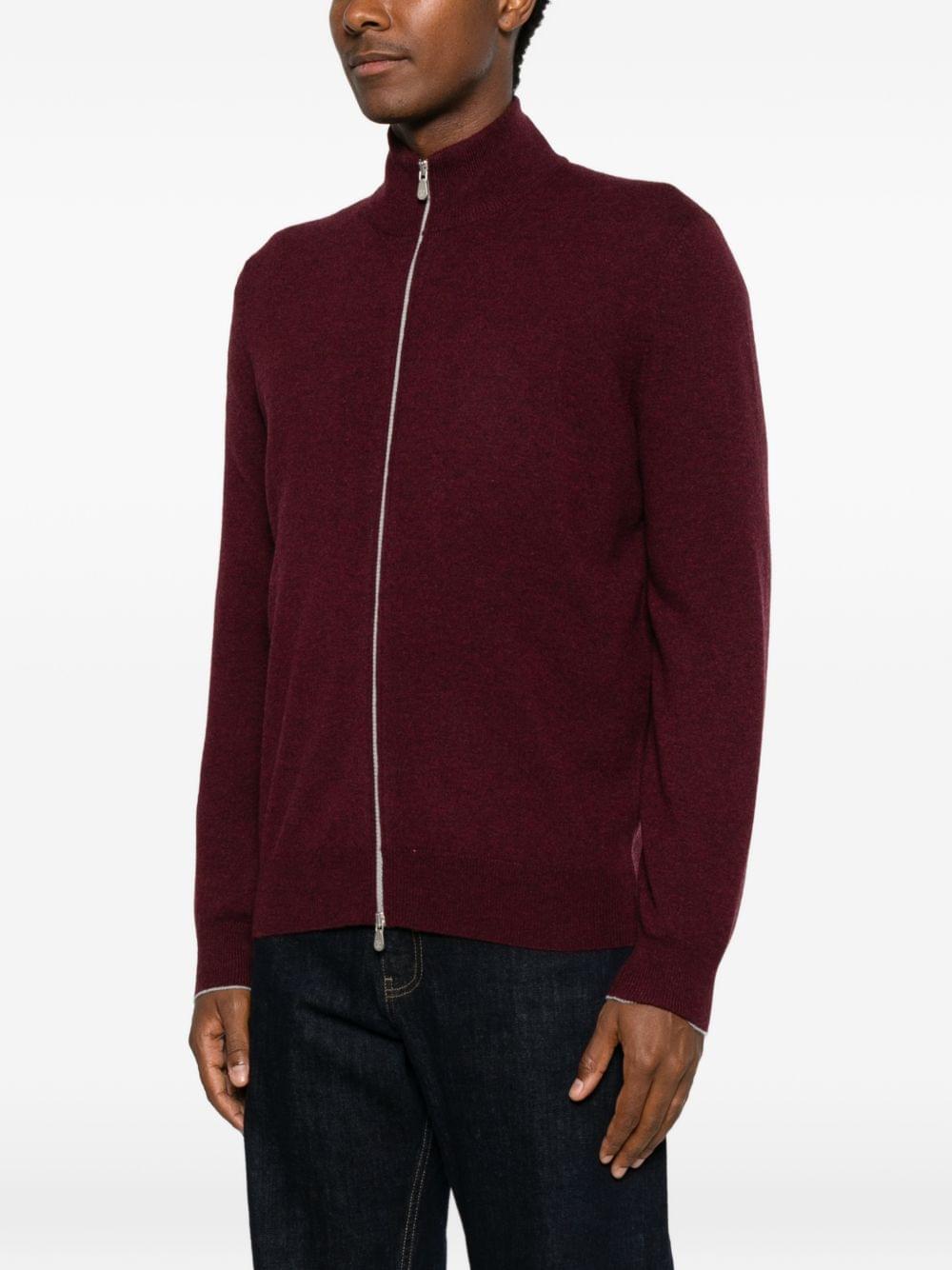 Brunello Cucinelli Men Cashmere Zipped Cardigan
