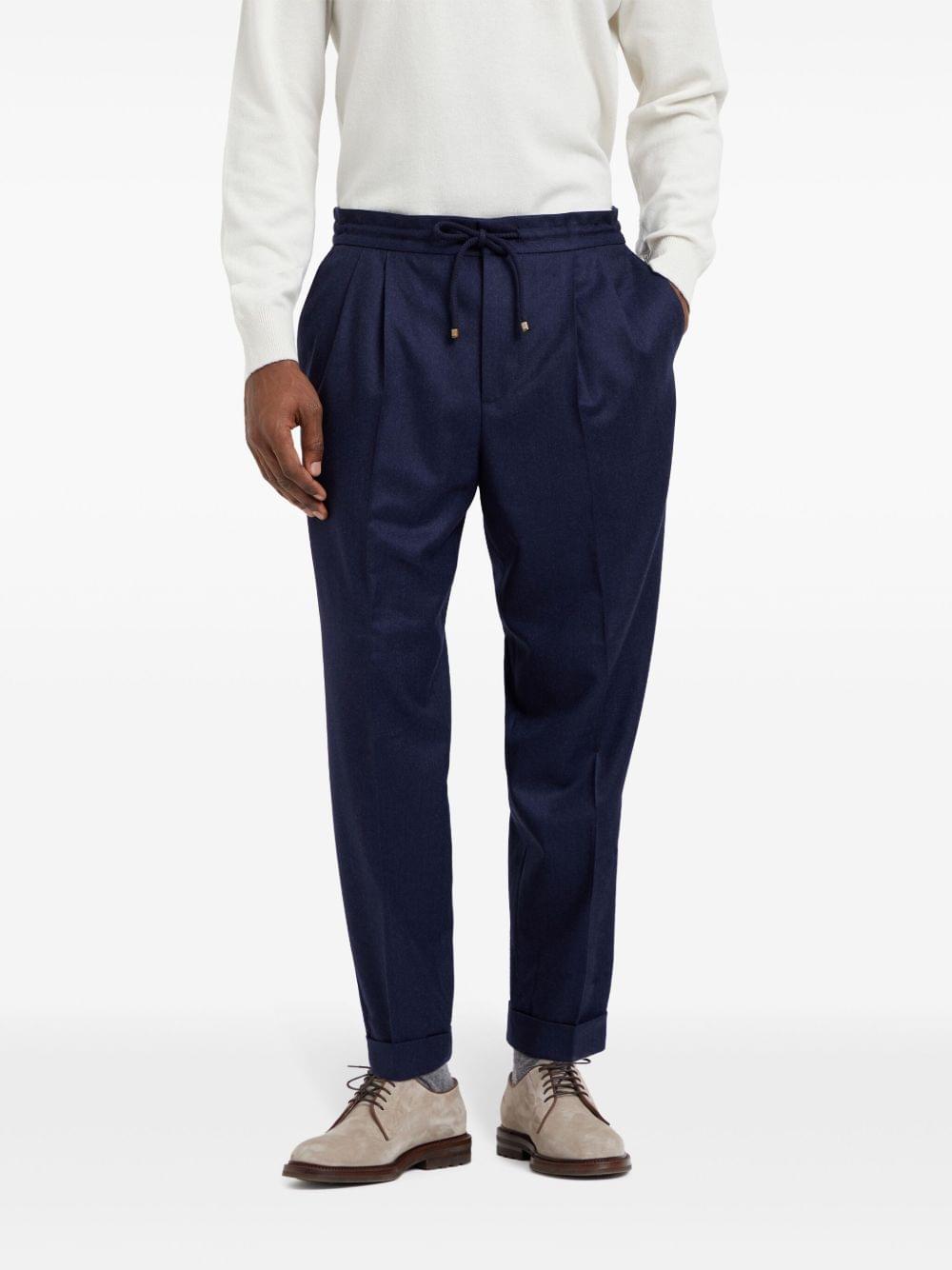 Brunello Cucinelli Men Wool Trousers
