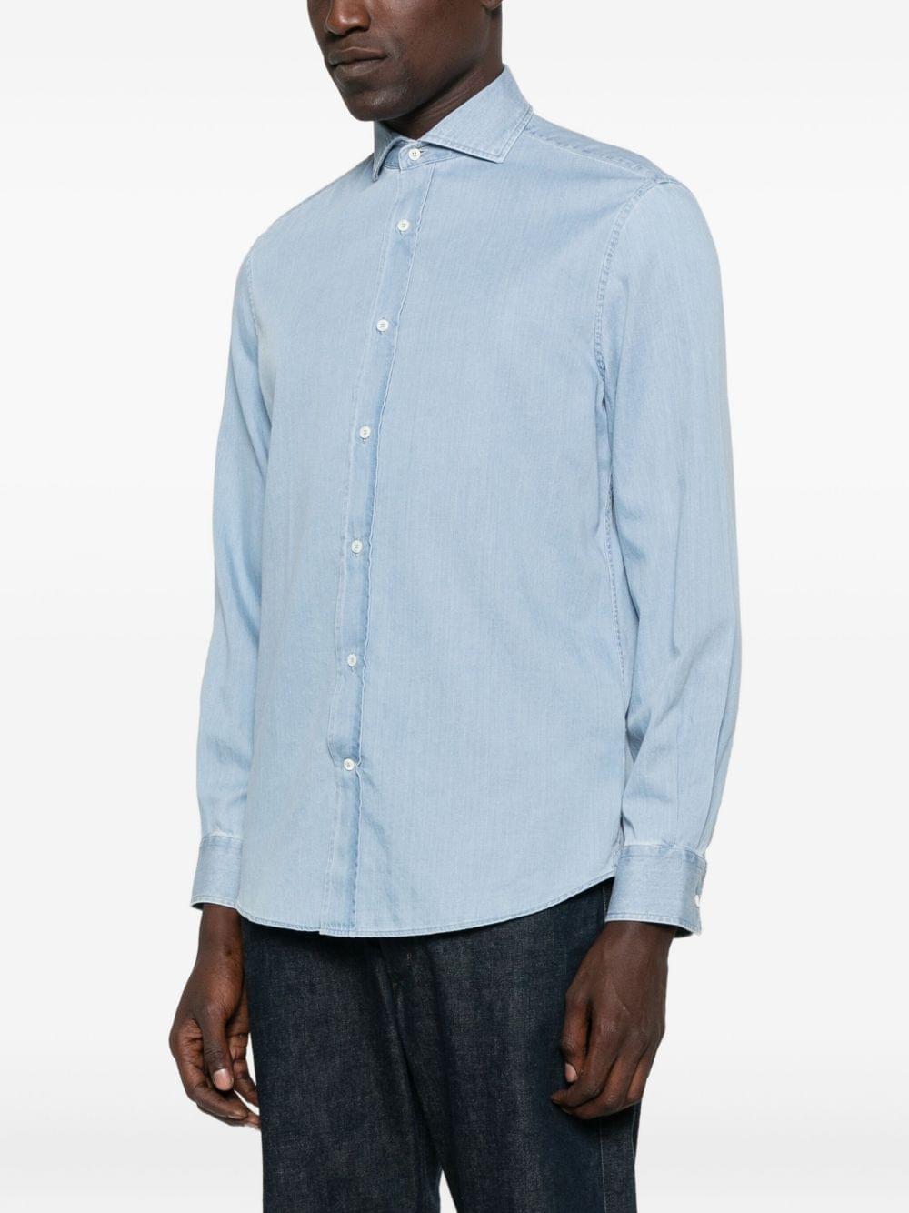 Brunello Cucinelli Men Cotton Shirt