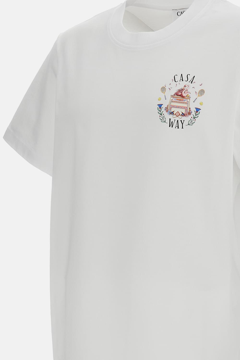 Casablanca Men Classic  Printed T- Shirt