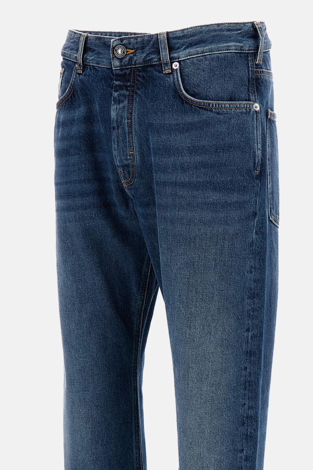 Givenchy Men Fringed Vintage Denim Trousers