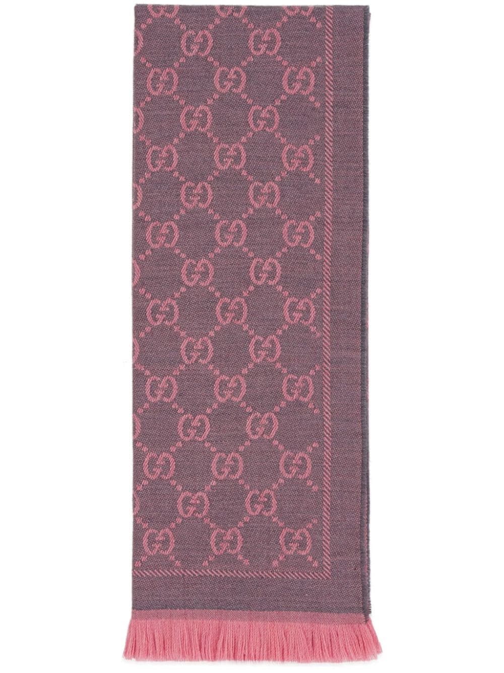 Gucci Women Gg Wool Scarf