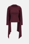 Rotate Women Long-Sleeved Scarf Top