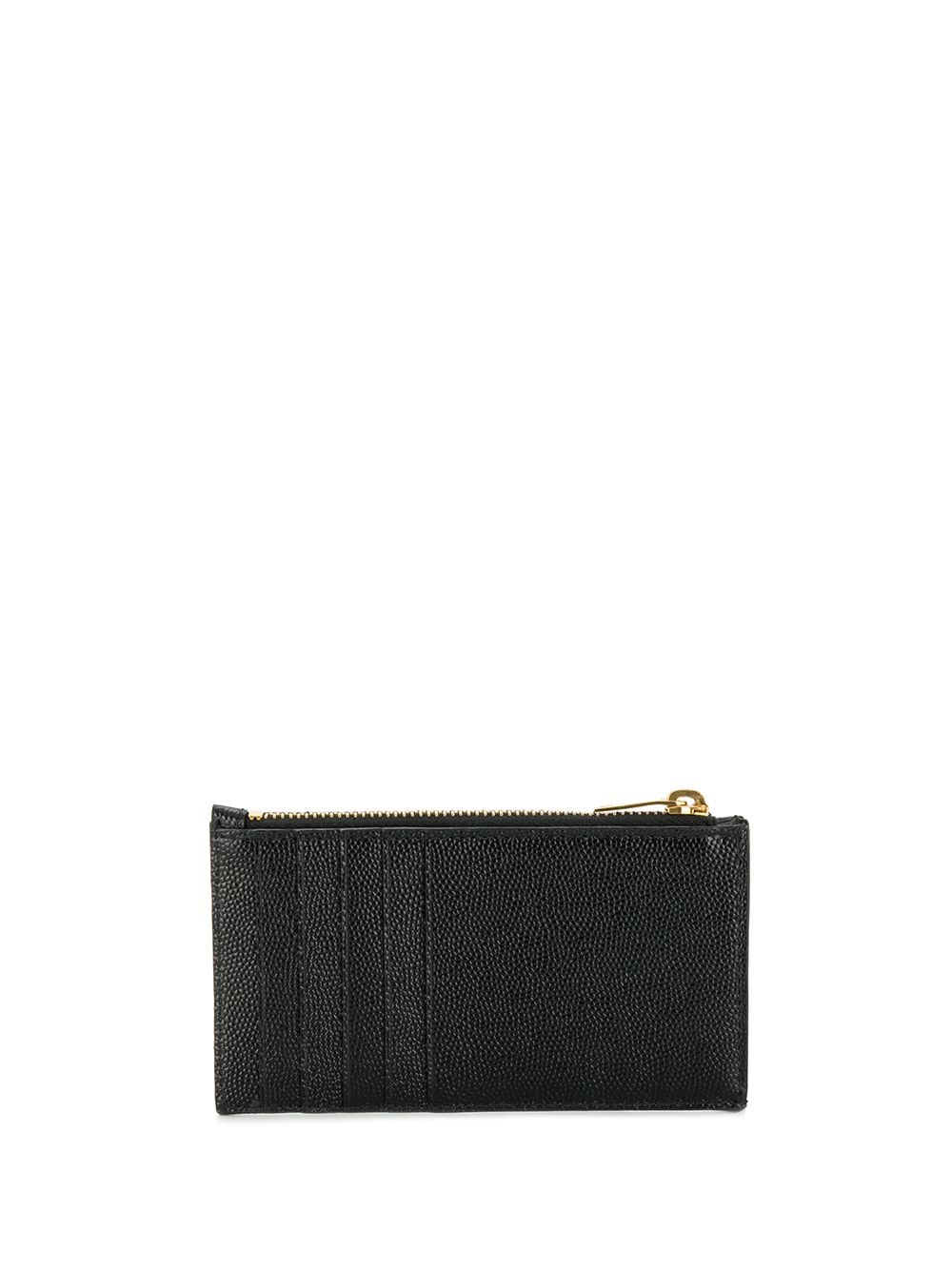 Saint Laurent Women Cassandre Leather Card Case