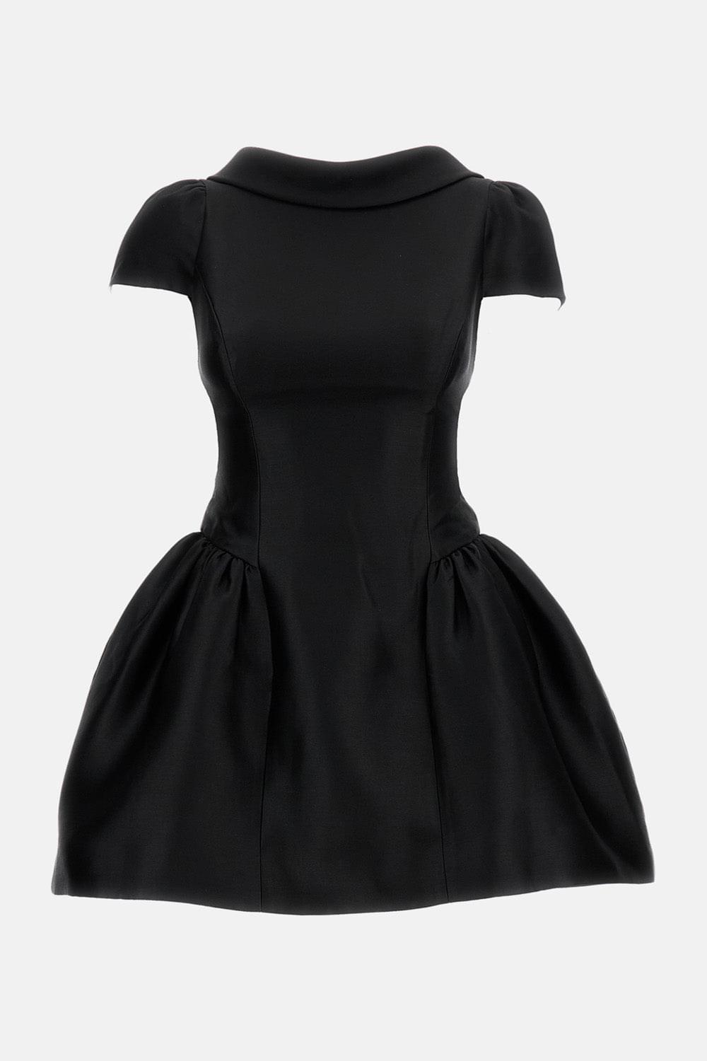 Self-Portrait Women Taffeta Collared Mini Dress