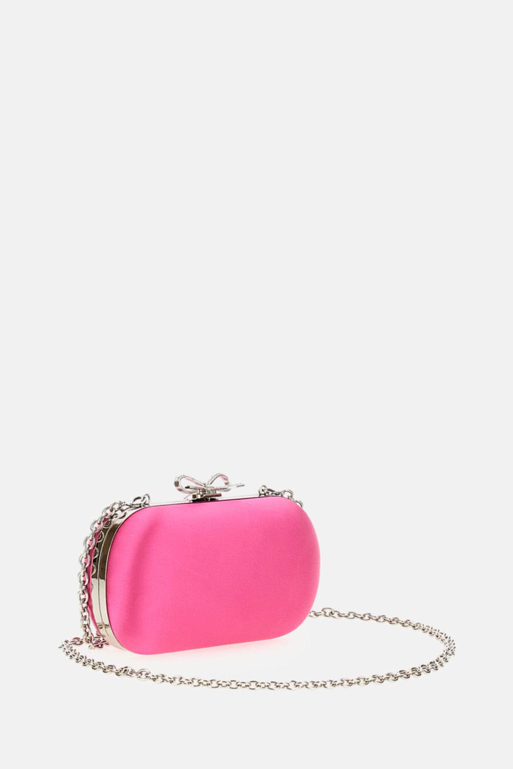 Self-Portrait Women Satin Clutch Bag