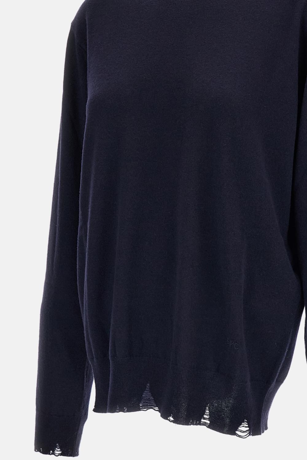 Stella Mccartney Women Distressed Merino Wool Men's Jumper