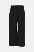 Thom Browne Men Wide Leg Chap Painter Pants In Cotton Twill