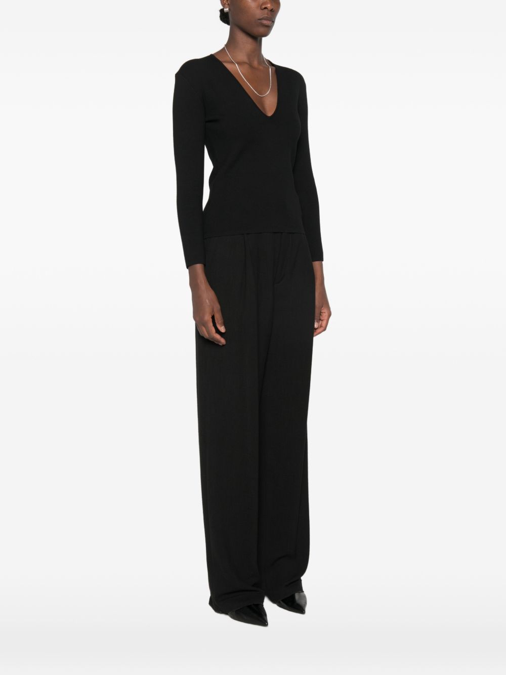 Toteme Women V-Necked Sweater