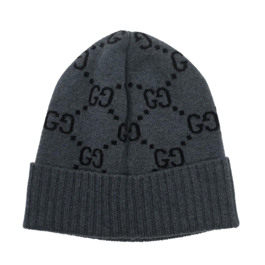 Gucci Men Gg Logo Beanie
