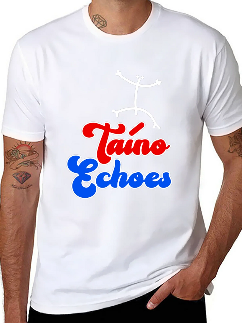 Taino Echoes Black T-Shirt