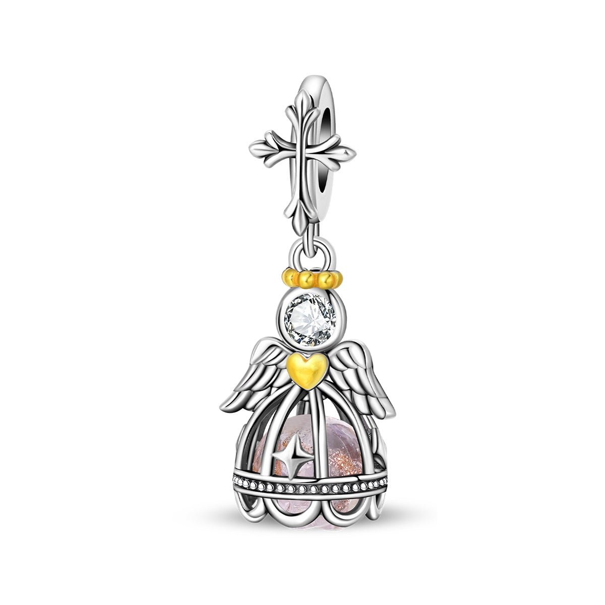 Glow-in-the-Dark Angel Dangle Charm