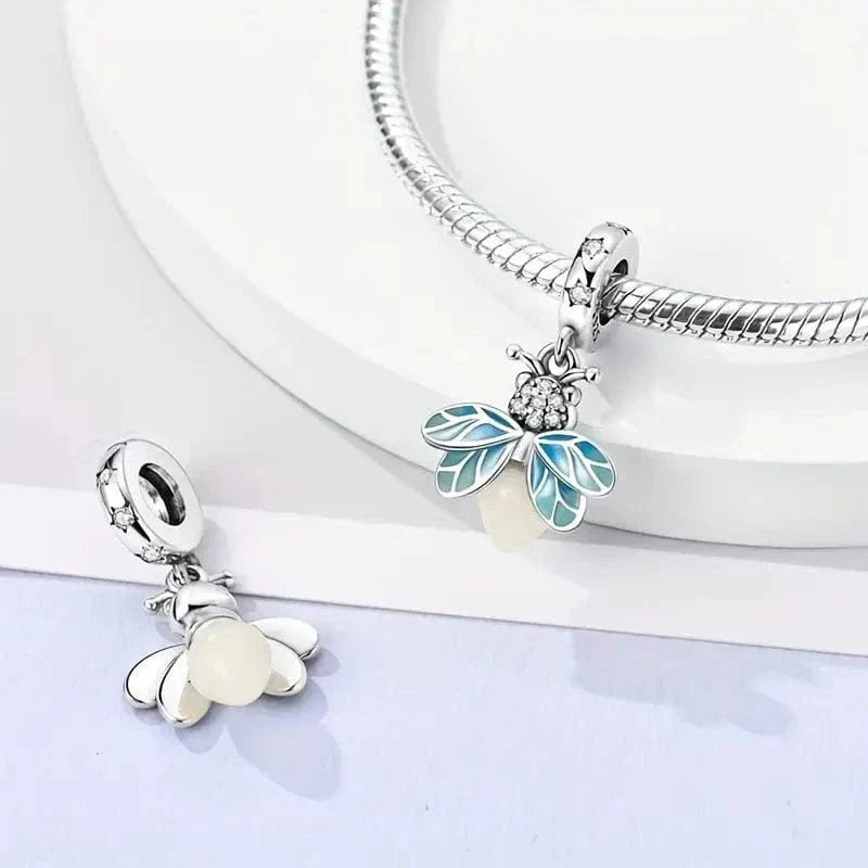 Glow in the Dark Luminous Firefly Dangle Charm