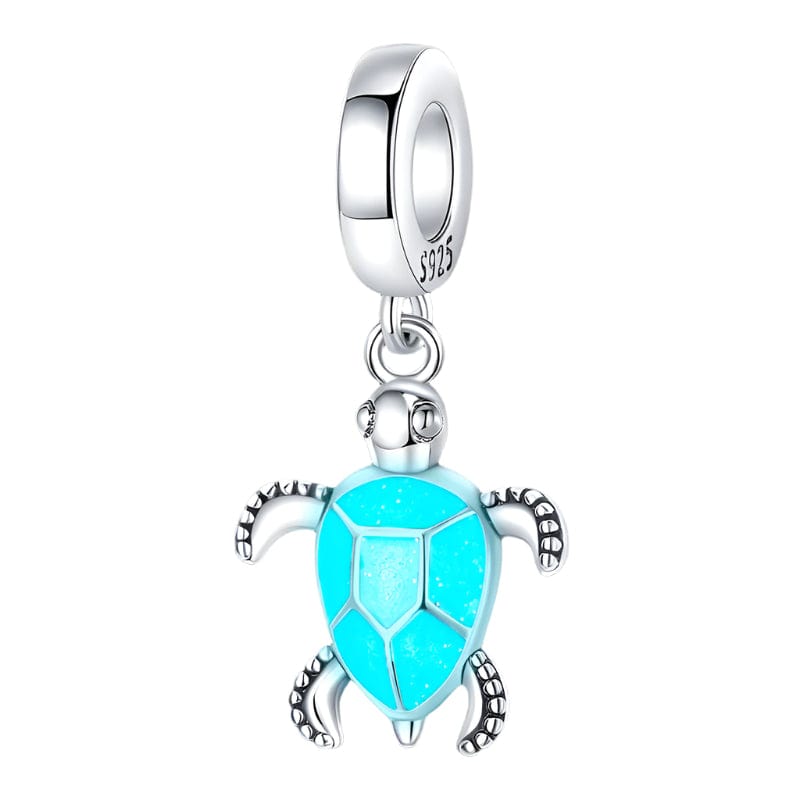 Glow in the Dark Luminous Ocean Turtle Dangle Charm