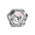 Glow in the Dark Luminous Smiling Cat Charm
