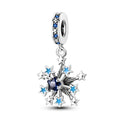 Glow in the Dark Luminous Snowflake Dangle Charm
