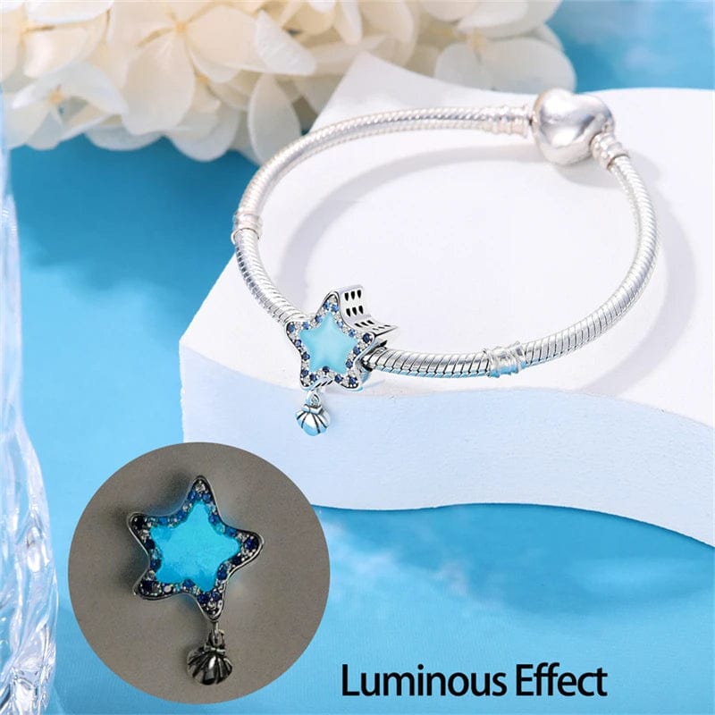 Glow in the Dark Luminous Starfish Charm