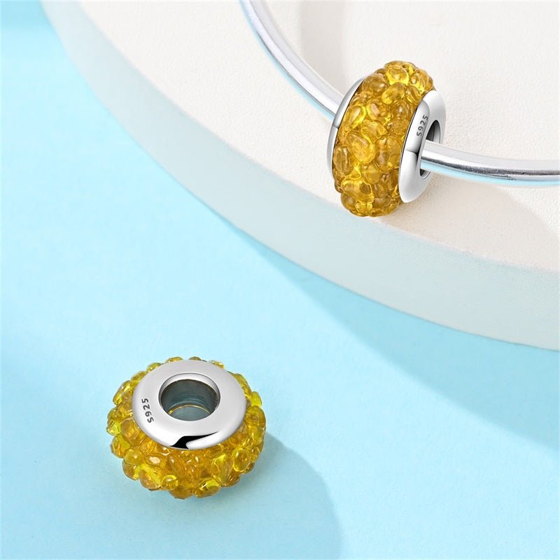 Golden Murano Glass Charm