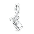 Golf Bag & Clubs Dangle Charm