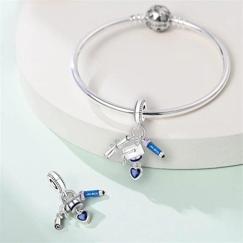 Graduation Triple Dangle Charm