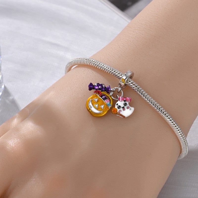 Halloween Luminous Candy Pumpkin & Ghost Charm