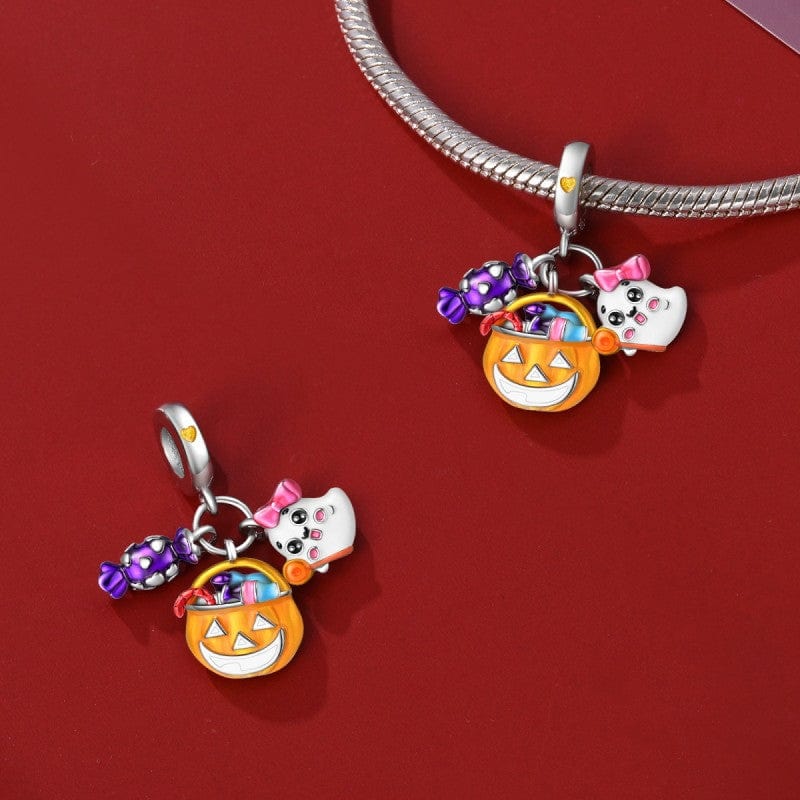 Halloween Luminous Candy Pumpkin & Ghost Charm