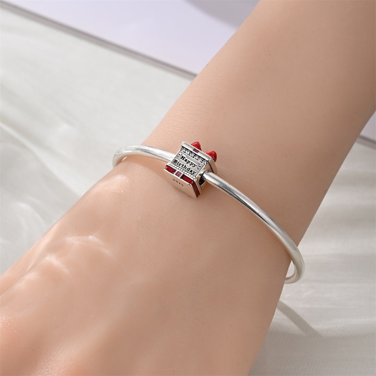Happy Birthday Gift Box Charm