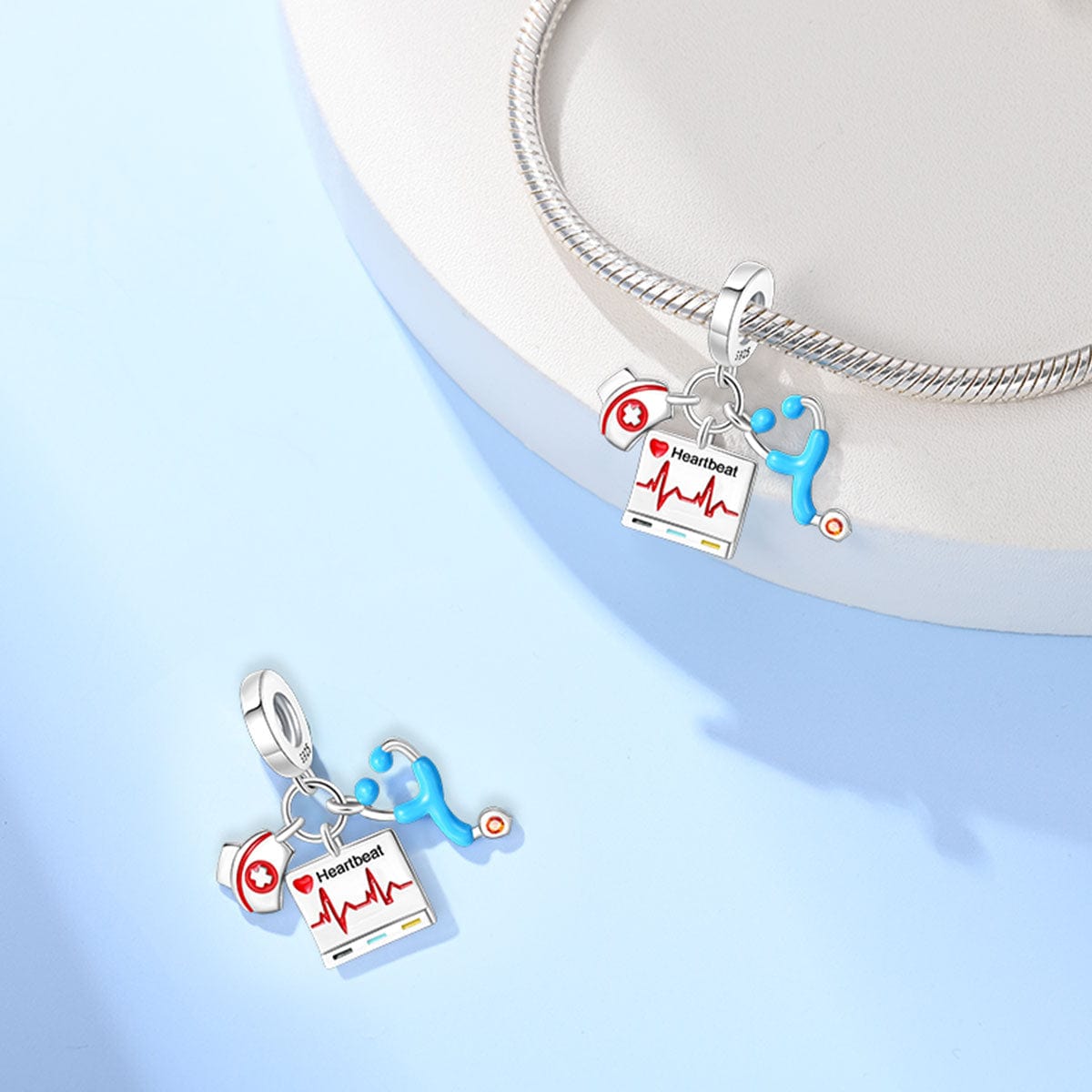 Heartbeat & Medical Essentials Charm