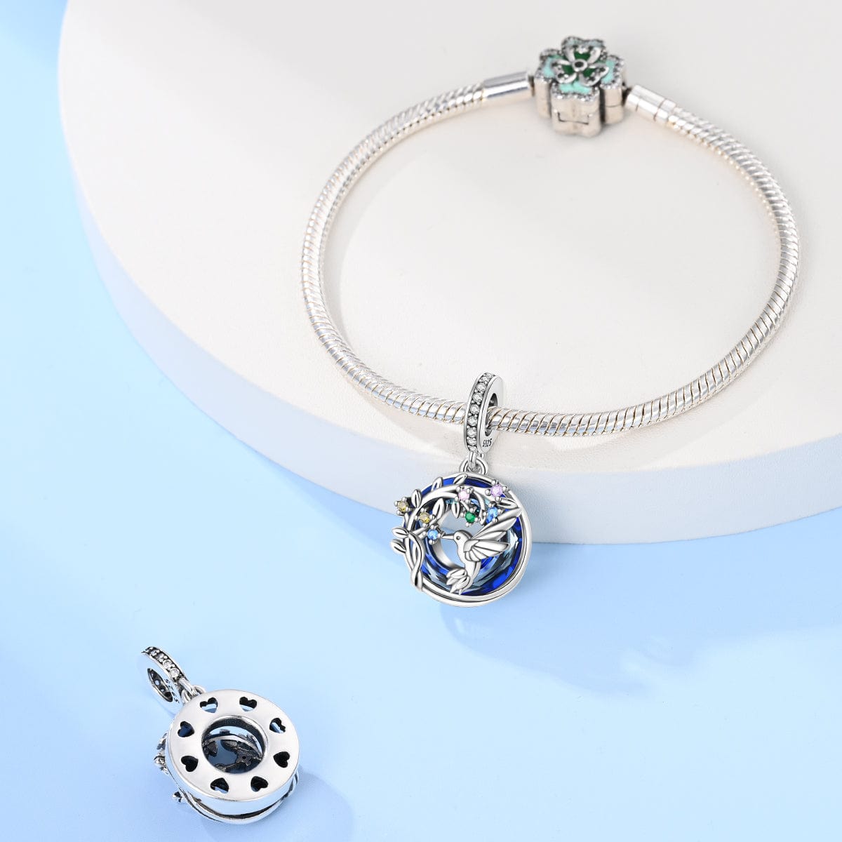 Hummingbird Double Dangle Charm