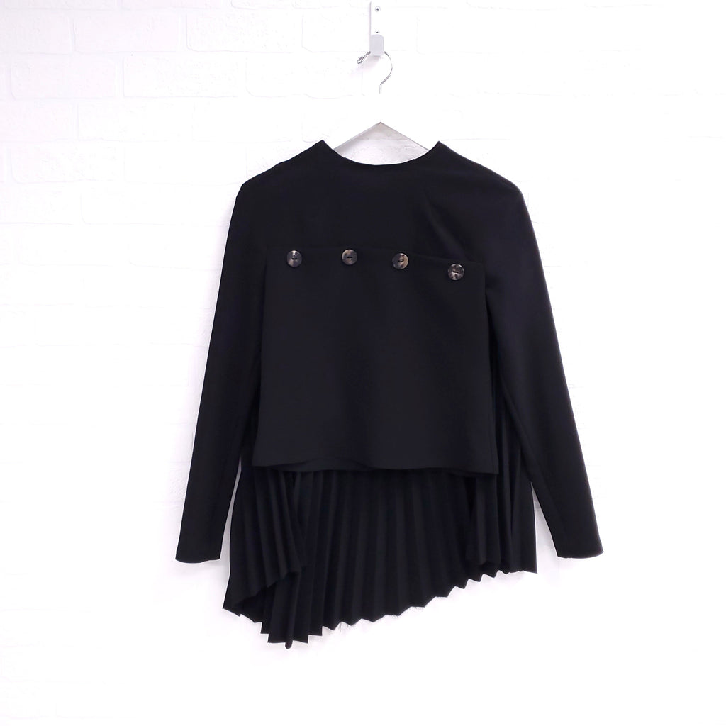A.W.A.K.E. MODE PLEAT INSERT TOP - SIZE 36