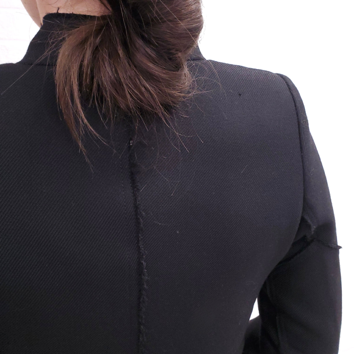 TOM FORD BLACK WOOL JACKET - SIZE 42