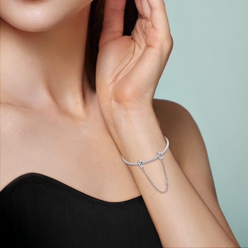 Infinity and Heart Safety Chain
