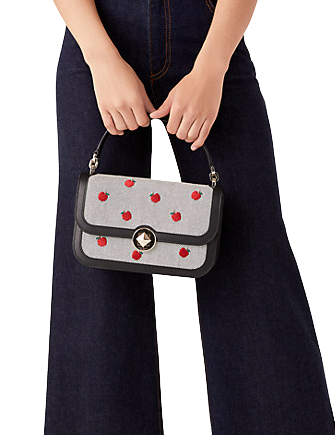 Kate Spade New York Audrey Apple Flap Crossbody Bag