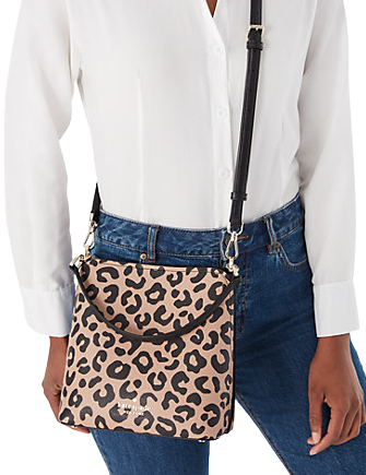 Kate Spade New York Darcy Graphic Leopard Small Bucket