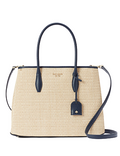 Kate Spade New York Eva Straw Medium Top Zip Satchel