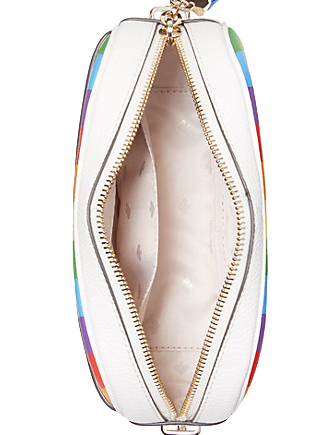 Kate Spade New York Kourtney Rainbow Stripe Camera Bag