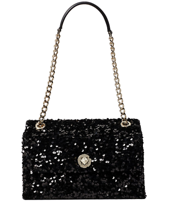 Kate Spade New York Natalia Sequin Medium Flap Shoulder Bag