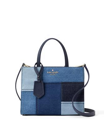 Kate Spade New York Thompson Street Denim Fabric Sam Satchel