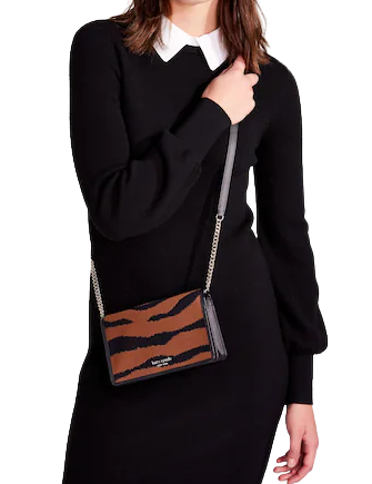 Kate Spade New York Tiger Jacquard Chain Wallet