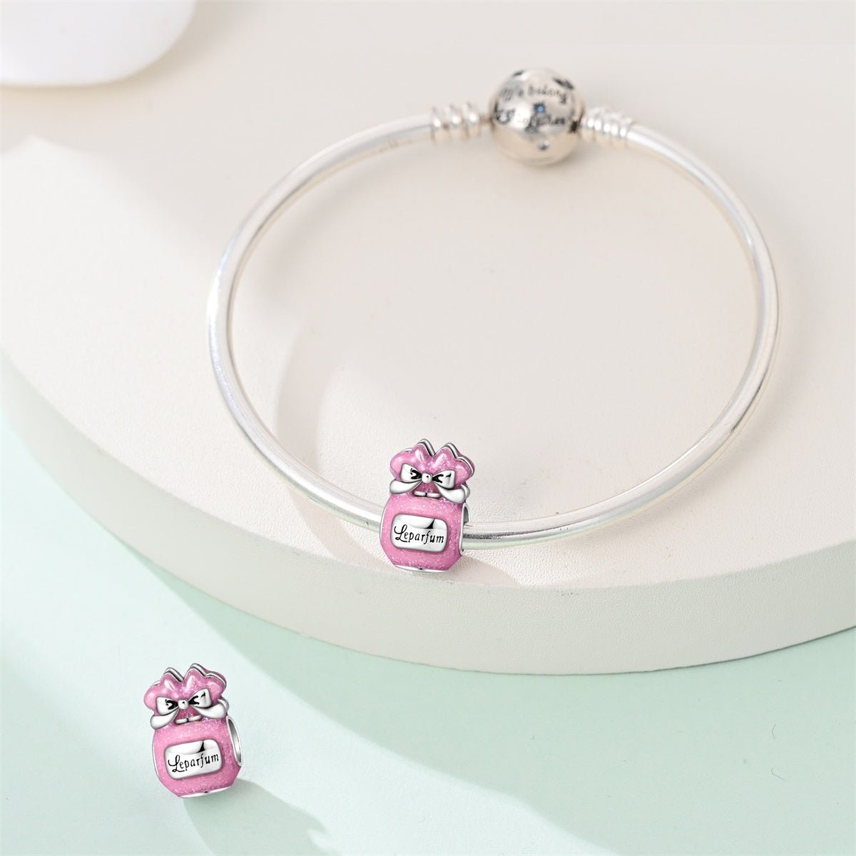 Le Parfum Pink Perfume Bottle Charm
