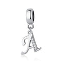 Elegant Cursive Letter A~Z Alphabet Charm
