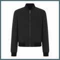 Gucci Men Lightweight Silk Faille Reversible Zipper Jacket