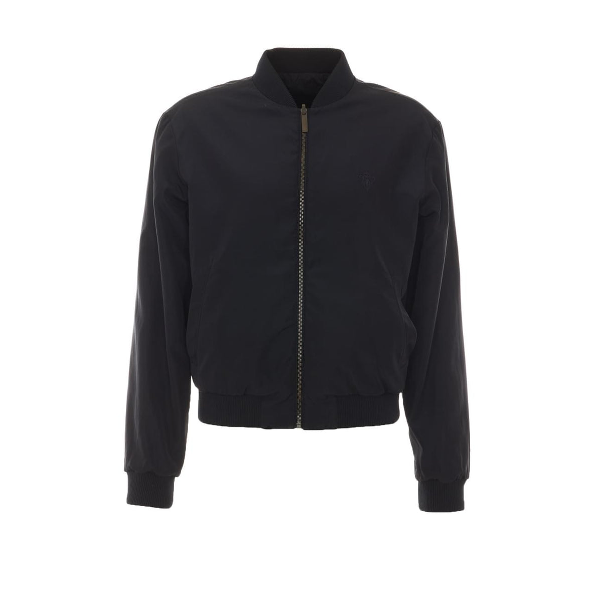Gucci Men Lightweight Silk Faille Reversible Zipper Jacket
