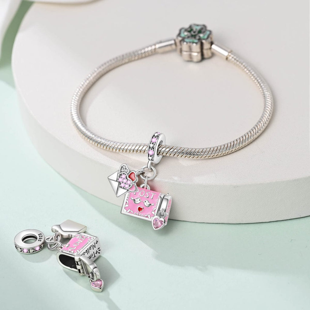 Love Letter & Mailbox Dangle Charm