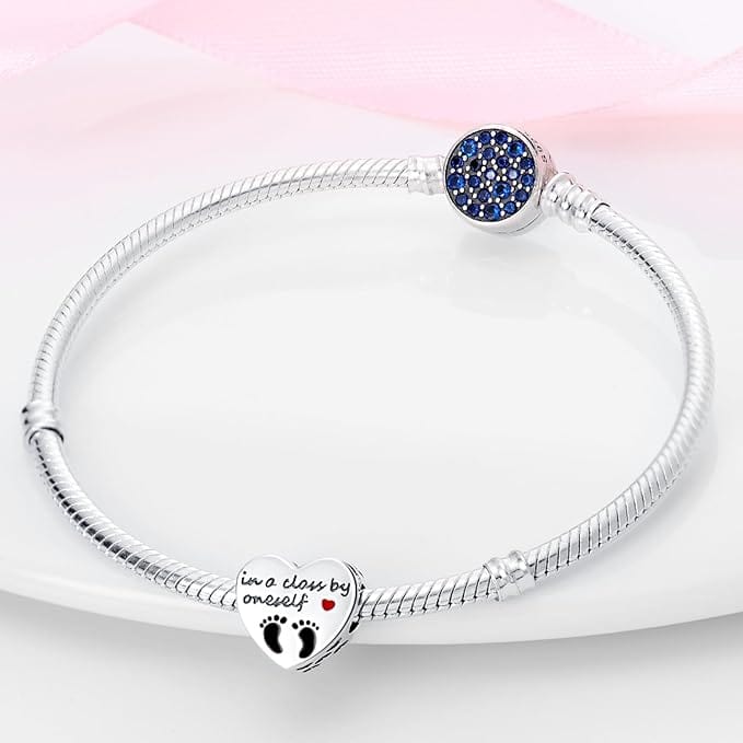 Lovely Mom Heart Charm