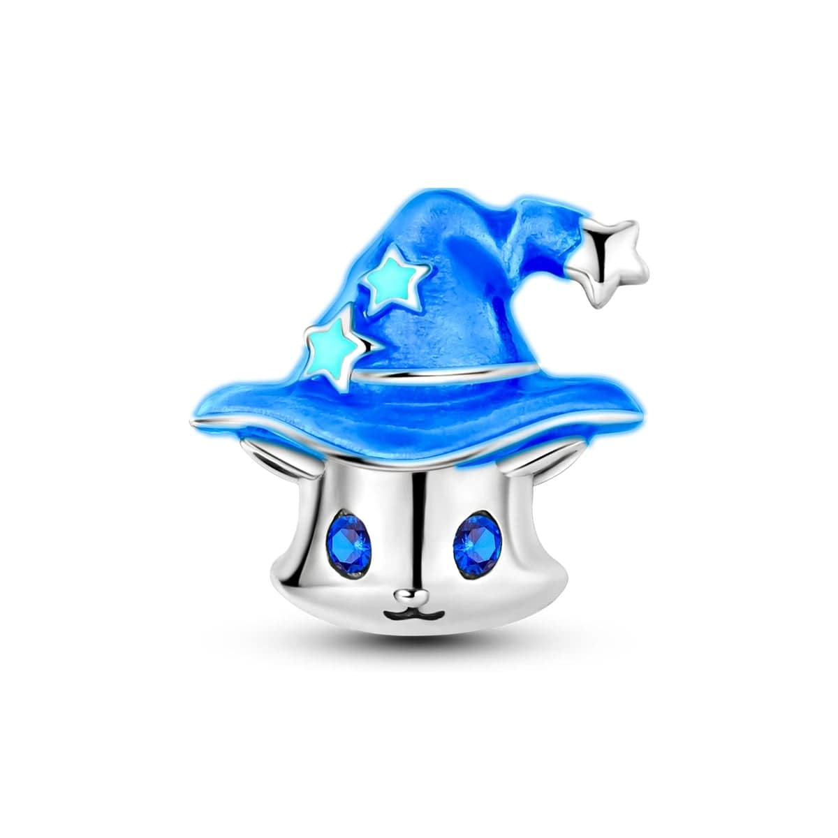 Luminous Wizzard Kitten Charm