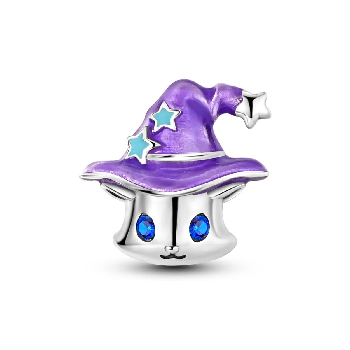 Luminous Wizzard Kitten Charm