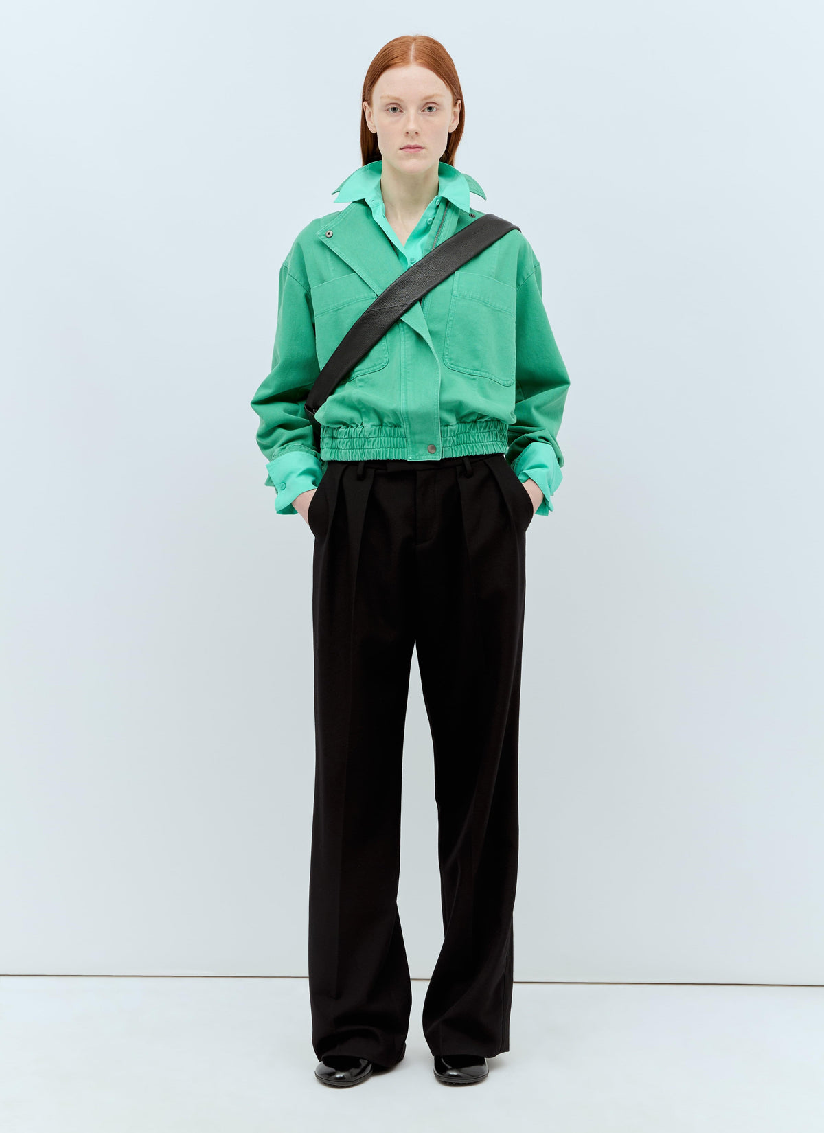 Max Mara Women Flap Pockets Silk Shirt