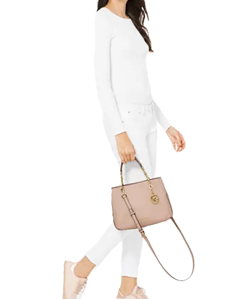 Michael Michael Kors Lillie Pebble Leather Satchel