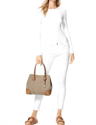 Michael Michael Kors Mercer Gallery Canvas Center Zip Tote
